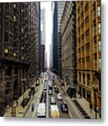 Old Chicago Skyscrapers 1890's Metal Print
