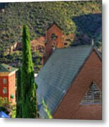 Old Church In Bisbee Metal Print