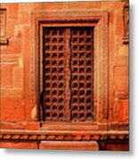 Doors Of India - Old Fort Door Metal Print