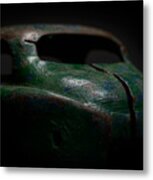 Old Green Coupe Toy Car Metal Print