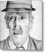 Old Man With Hat Metal Print