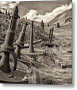 Old Mine Parts Metal Print