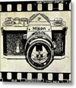 Old Nikon F Metal Print