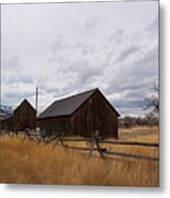Old Ranch Site-signed-#8478 Metal Print
