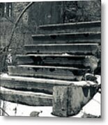 Old Stairs To Nowhere Metal Print