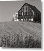 Old Tobacco Barn Metal Print