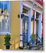 Old Town Homes I Metal Print