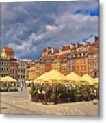 Old Town Square In Warsaw Metal Print
