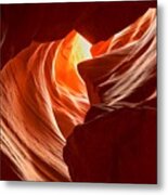 Old Woman In The Canyon Metal Print