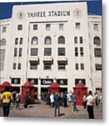 Old Yankee Stadium Last Game Metal Print