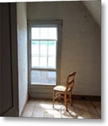 Olson House Chair And Window Metal Print
