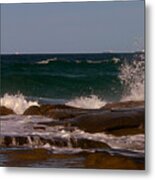 On The Rocks Metal Print