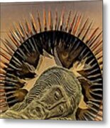 On The Seventh Day He Rests Metal Print