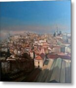 Oporto Panoramic Metal Print