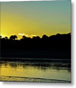 Orange Glow Metal Print