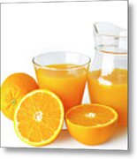 Orange Juice Metal Print