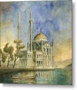 Ortakoy Mosque Istanbul Metal Print