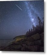 Otter Cove Meteor Metal Print