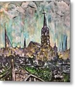 Our Lady Of The Lake University In The Distance Metal Print