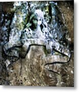 Our Little Angel Stone Carving Metal Print