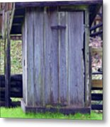 Outback Outhouse Metal Print