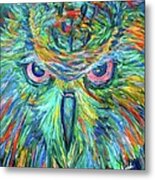 Owl Stare Metal Print