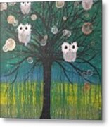 Owl Tree Of Life #378 Metal Print