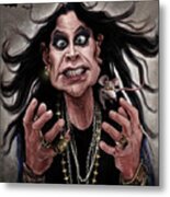 Ozzy Osbourne Metal Print