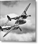 P-38 Lightning Metal Print