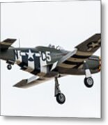 P-51 Mustang - Frensi Metal Print