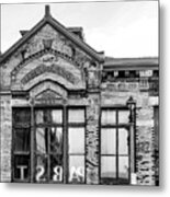 Pabst Brewery Black And White Metal Print