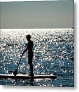 Paddleboarder Metal Print