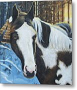 Paint Pony Metal Print