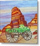 Painted Desert Metal Print