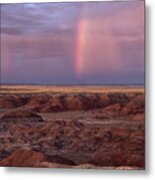 Painted Desert Rainbow Metal Print