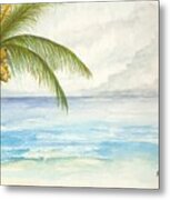 Palm Tree Study Metal Print