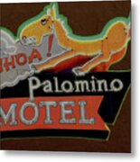 Palomino Motel Metal Print