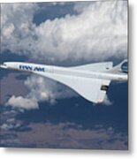 Pan American Concorde Sst Metal Print