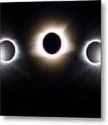 Panorama Total Eclipse T Shirt Art Phases Metal Print