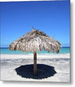 Paradise Palapa Metal Print