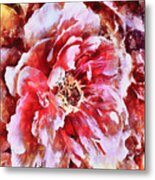 Passionate Peony Metal Print