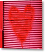 Passionate Red Heart For A Valentine Love Metal Print
