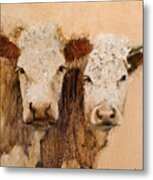 Pasture Buddies Metal Print