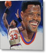 Patrick Ewing Metal Print