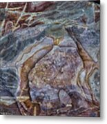 Patterns In Rock Metal Print