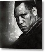 Paul Robeson By Mary Bassett Metal Print