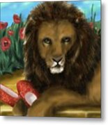 Paws Off My Ruby Slippers Metal Print