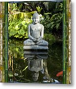 Peaceful Reflection Metal Print