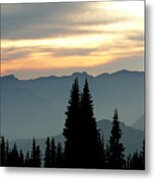 Peaks And Valley Metal Print