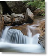 Pemigewasset Cascade 8291 Metal Print